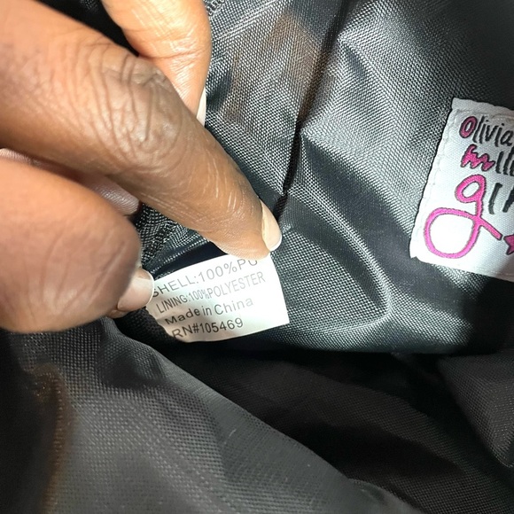 Oliver Miller Backpack Studded Silver Women’s Bag with Silver Hardware - Picture 13 of 15